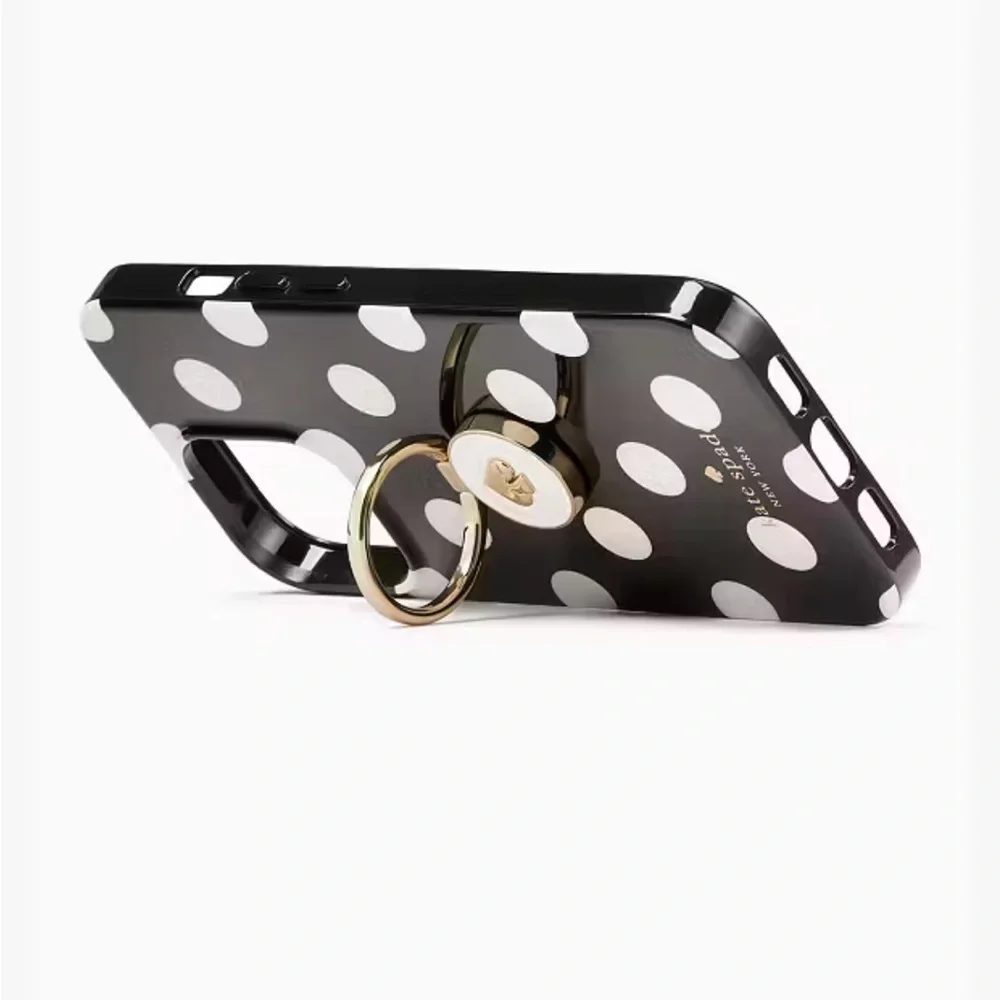 NIB Kate Spade Ring And Dot Resin iPhone 13 Pro Case